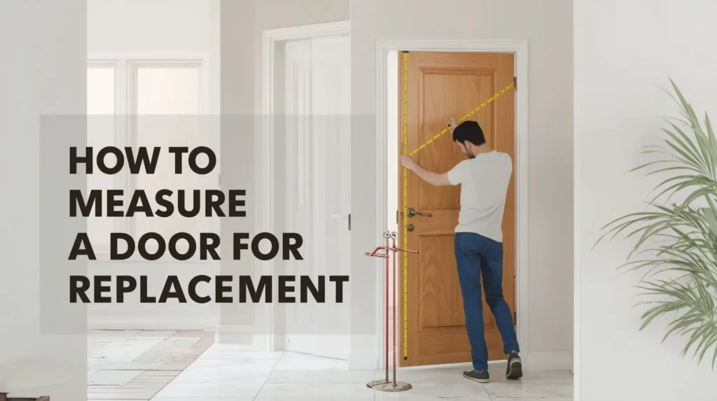 How to Measure a Door for Replacement