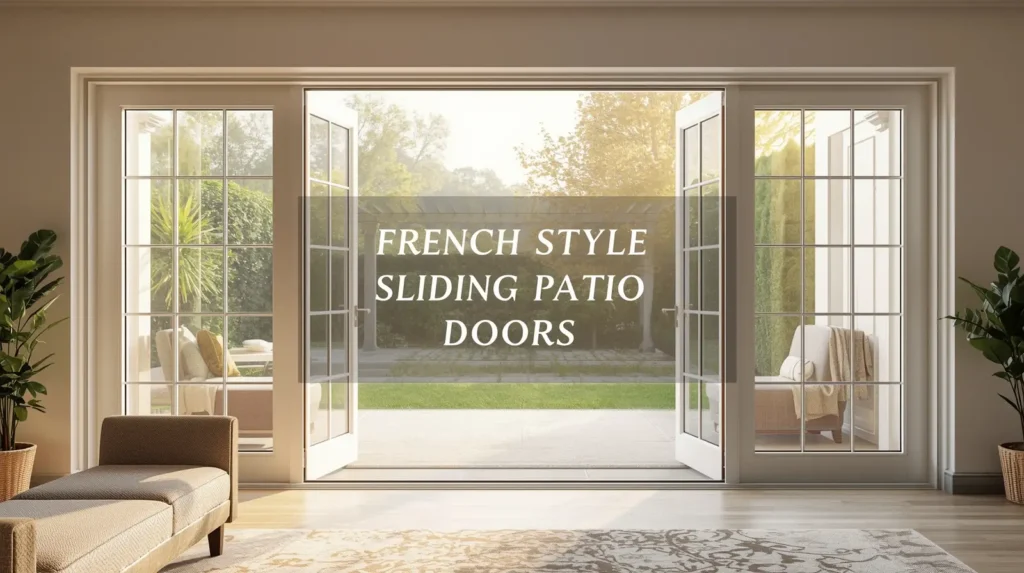 French style sliding patio doors