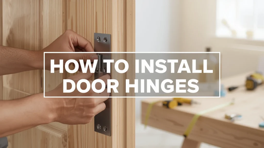 how to install door hinges